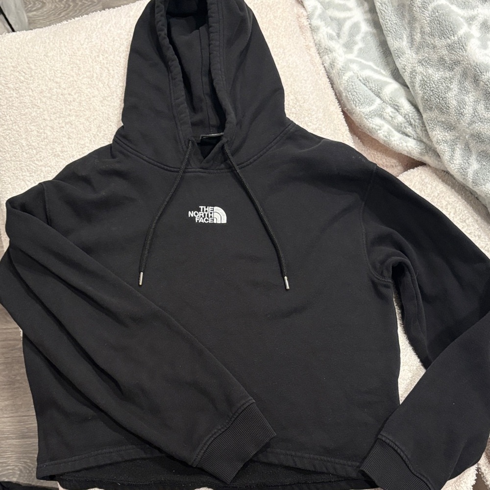 The North Face Black Cropped Hoodie